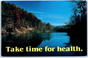 Postcard - Take time for health, Thomas D. Hunter, D.D.S. - Orlando, Florida