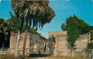 Bradenton Florida~Braden Castle~1950s Postcard