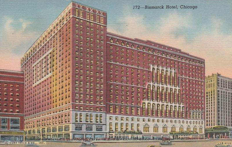 Chicago IL, Illinois - Bismarck Hotel - Linen