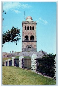 c1960 High Rock Tower Exterior Moll Pitcher Lynn Massachusetts Vintage Postcard