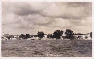 Tanzania Zanzibar Town View From Sea Real Photo