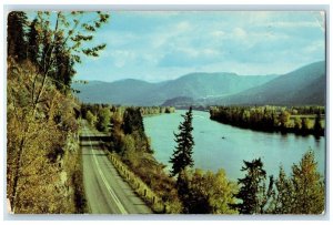 c1960 Clark Fork River Highway Expedition River Idaho Vintage Antique Postcard