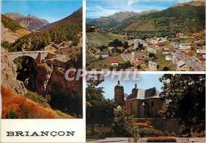 Modern Postcard Briancon (H A) The highest town in Europe Remembrance