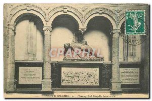 Postcard Abbey of Solesmes Transept South Chapel Renaissance