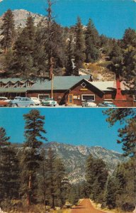 Mt. Charleston Nevada Mt. Charleston Lodge, Multi-View Chrome Vintage PC U8330