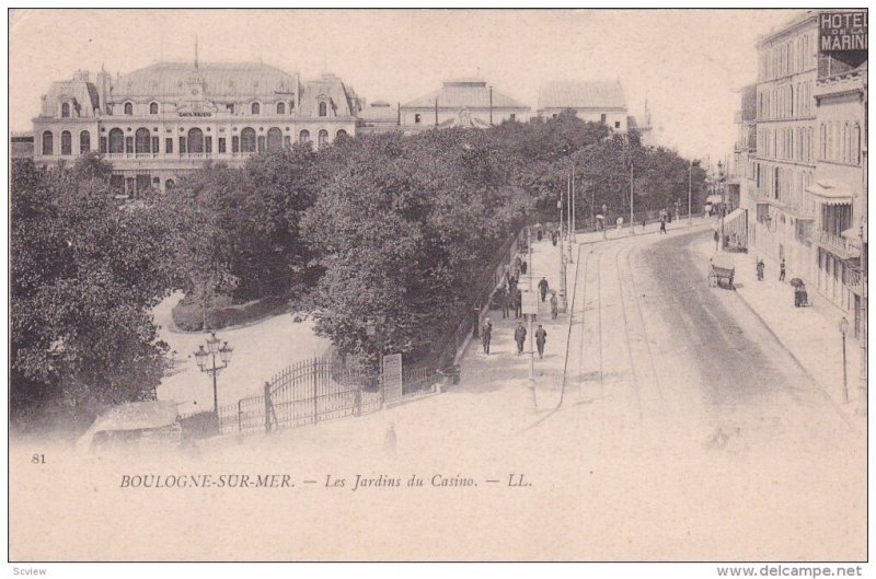 BOULOGNE-SUR-MER, Pas de Calais, France; Les Jardins du Casino, 00-10s