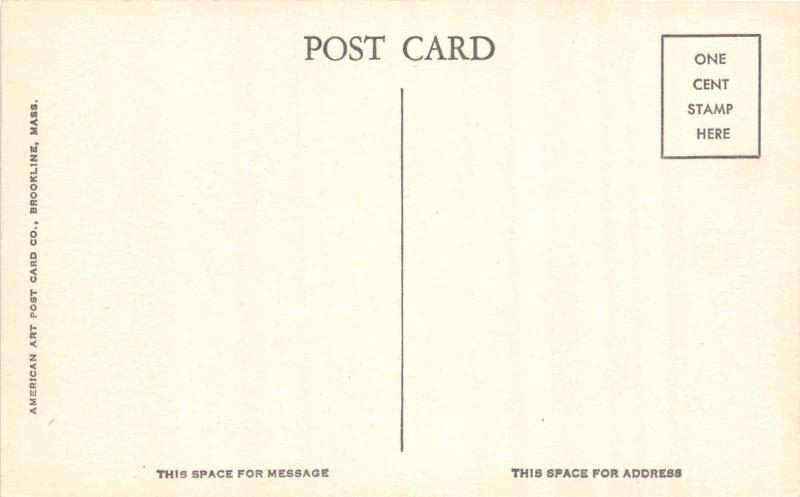 SALEM MASSACHUSETTS U S POST OFFICE~PHOTO POSTCARD 1930-40s