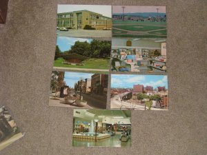 Jamestown, N.Y., 7 Postcards from the 1960`s, unused