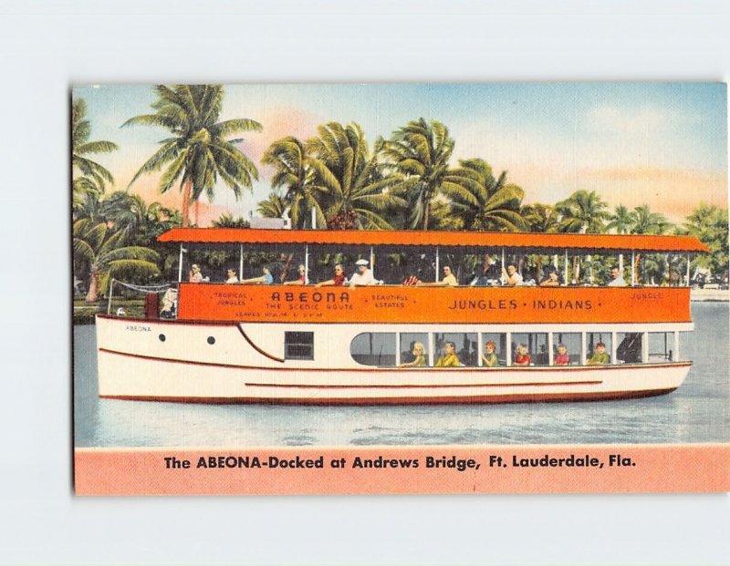 The Abeona-Docked at Andrews Bridge Fort Lauderdale Florida USA M-167039