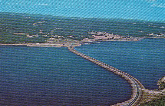 Canada Canso Causeway Looking Towards Cape Breton Nova Scotia