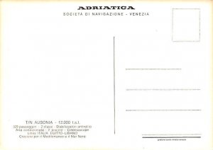 Ausonia Italia Adriatica Ship Unused 