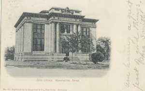WAXAHACHIE, Texas, 1907; Sims Library