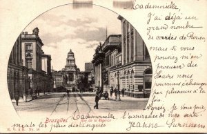Belgium Brussels Rue de la Regence 1902