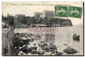 Old Postcard Marseille School of Medicine and Pharmacy former imperial castle...