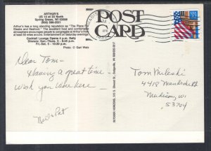 Arthur's Restaurant,Spring Green,WI BIN