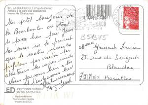 B51375 funiculaire cable train in La Bourboule   france