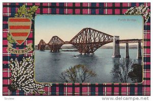 Coat Of Arms, Forth Bridge, Cameron, Scotland, UK, 1900-1910s