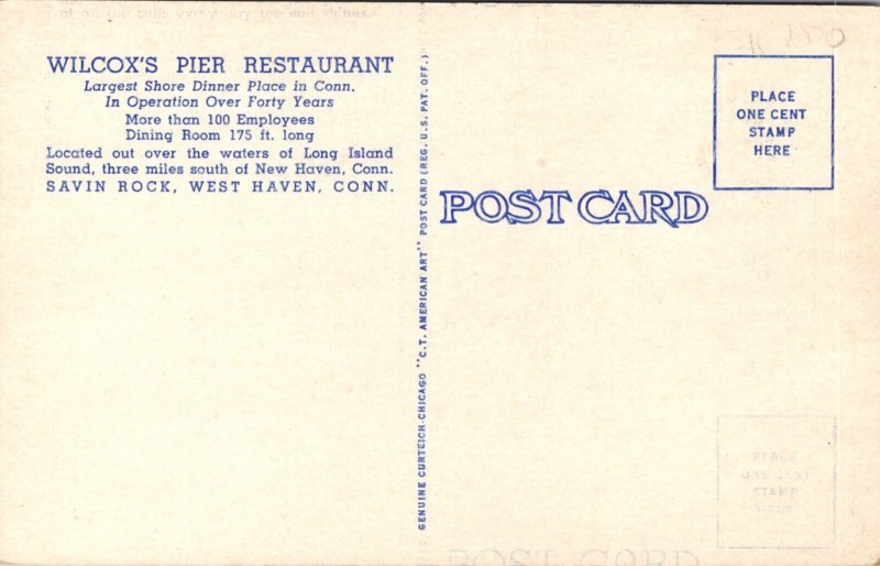 PC Interior Wilcox's Pier Restaurant at Savin Rock in West Haven, Connecticut