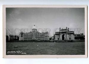 191953 INDIA BOMBAY Taj-Mahal Hotel Vintage photo postcard