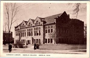 Postcard SCHOOL SCENE Oberlin Ohio OH AM1541