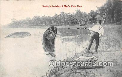 Exaggeration Fishing Fishing 1912 