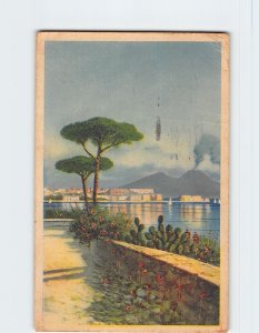 Postcard Panorama from Posillipo, Naples, Italy