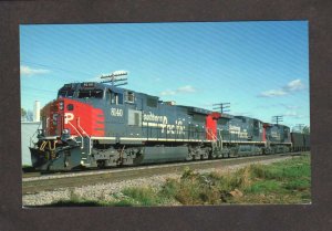 Southern Pacific Railroad Train Engine Locomotive 8140 in Wisconsin WI