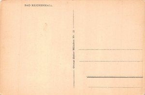 L169 Germany Bad Reichenhall Panoramic View Mountains vintage postcard