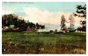 Postcard HOUSE SCENE Lake Tahoe Nevada NV AS7388