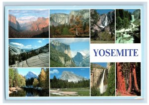 Vintage Yosemite National Park, California. Postcard 7WE