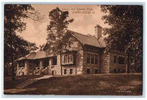 c1940s Lincoln Inn Scene Lincoln Park Springfield Illinois IL Unposted Postcard