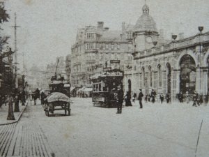 Leicester 5 Image Multi-view GRANBY ST. / HORSEFAIR ST. / HIGH ST c1910 Postcard