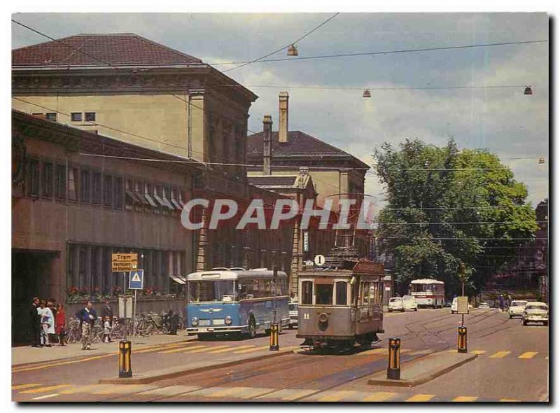 Modern Postcard Schaffhausen Bahnhofplatz