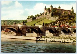 M-53609 Old Main Bridge with Marienberg Fortress Würzburg Germany