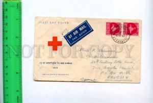 201437 INDIA to BURMA 1958 year REd Cross RP First Day Cover