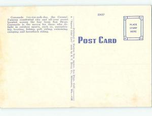 Linen DEL CORONADO HOTEL Coronado California California CA j6040-22