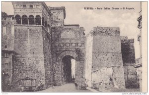 Porta Urbica Etrusca O Di Augusto, Perugia (Umbria), Italy, 1900-1910s