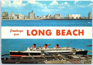 Postcard - Greetings from Long Beach, California