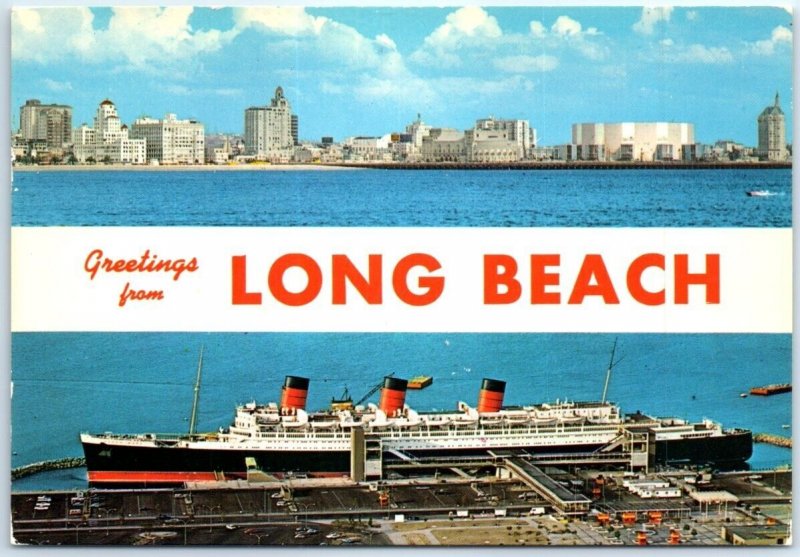 Postcard - Greetings from Long Beach, California