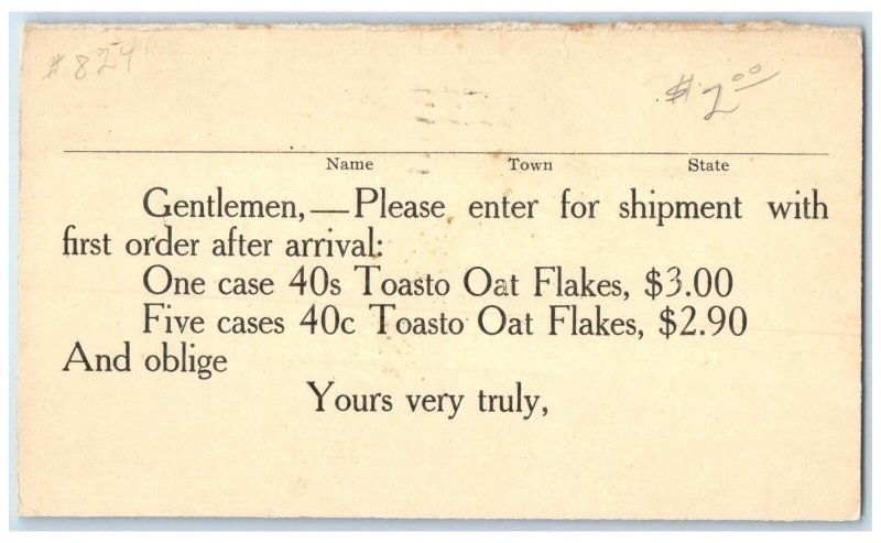 c1940's Oat Flakes Shipment Nave McCord Mercantile St. Joseph MO Postal  Card | United States - Missouri - St. Joseph, Postcard