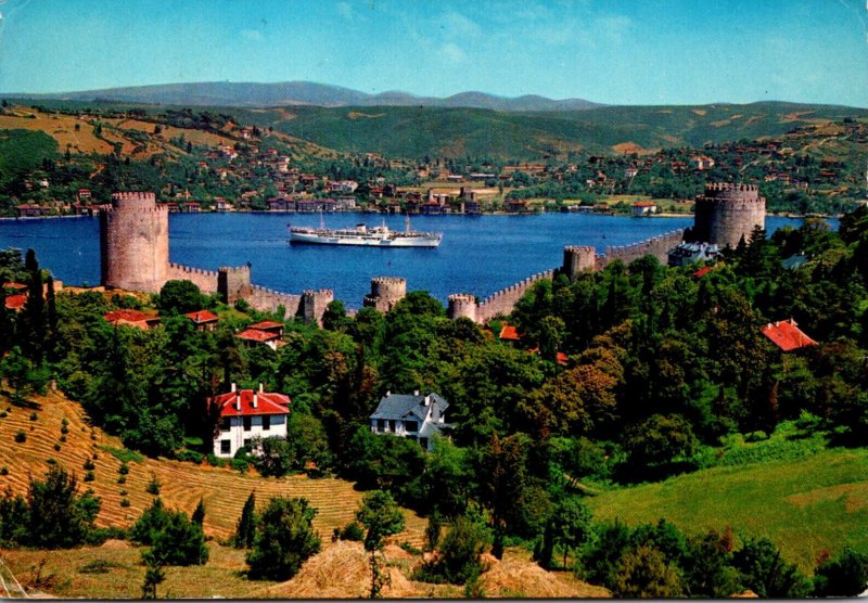 Turkey Istanbul The Fortress and The Bosphorus 1973