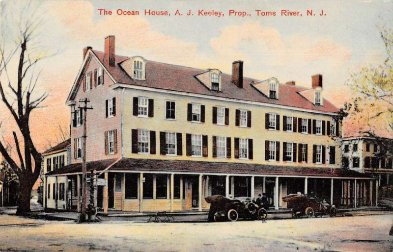 Toms River New Jersey The Ocean House Vintage Postcard AA51434