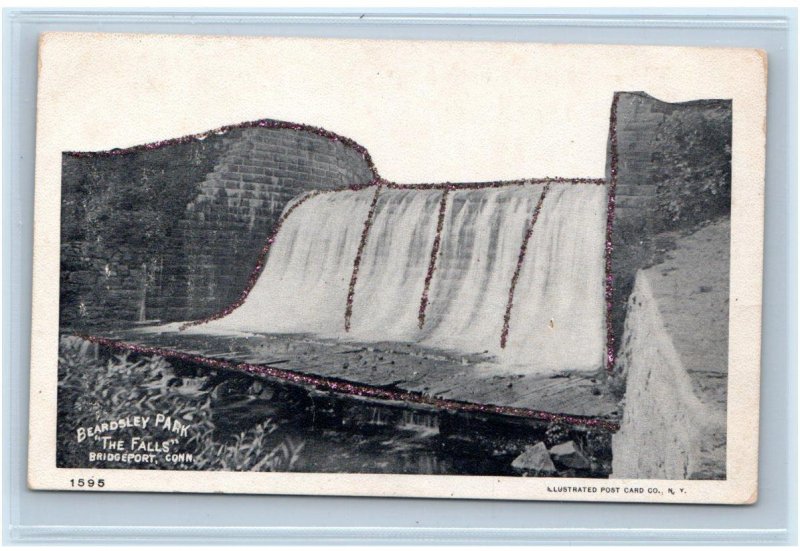 BRIDGEPORT, CT Connecticut ~ The FALLS at BEARDSLEY PARK c1900s Postcard