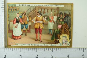 1880's Cyrano de Bergerac Scenes Opera Liebig Victorian 6 Trade Card Set K66