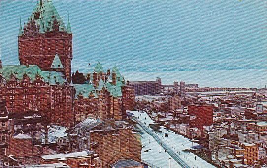 Canada Quebec La Cite Quebec In Winter