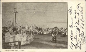 Asbury Park New Jersey NJ Baby Parade 1904 Used Postcard