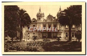 Old Postcard Monte Carlo Casino The entrance
