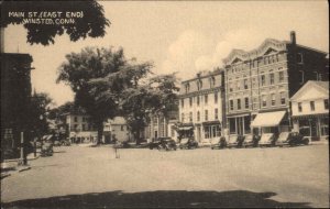 Winsted Connecticut CT Main Street Vintage Postcard