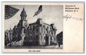 1905 Souvenir Of Old Home Week The City Hall Newport Rhode Island RI Postcard
