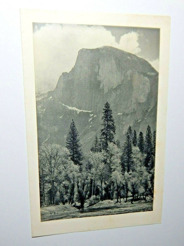 Vintage 1954 Ahwahnee Hotel Luncheon Menu Yosemite National Park Ansel Adams